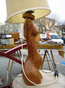 grane lampe femmes sculpture