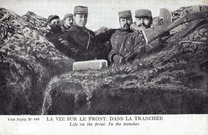 carte,postale,ancienne,poilu,poilus,soldat,infanterie,guerre,1914,1918,verdun,tranchéemobilisation (6)