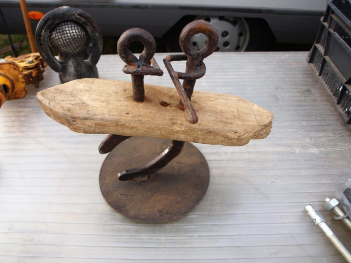 sculpture_fer_bois_canoe_chat_auto_voiture_art_populaire_bertollo_jean-francois