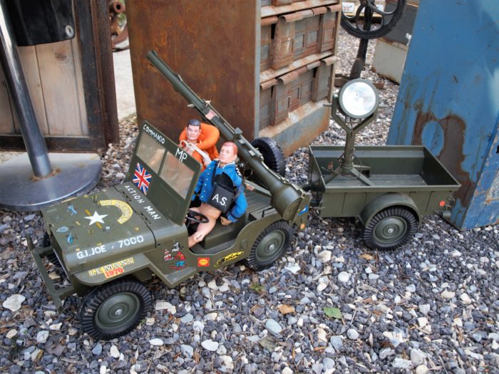 G.I. Joe figurines en plastique articulées conçu en 1964 sur le thème de l'armée.